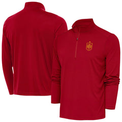 Spain National Team Antigua Statement Quarter-Zip Pullover - Red sale