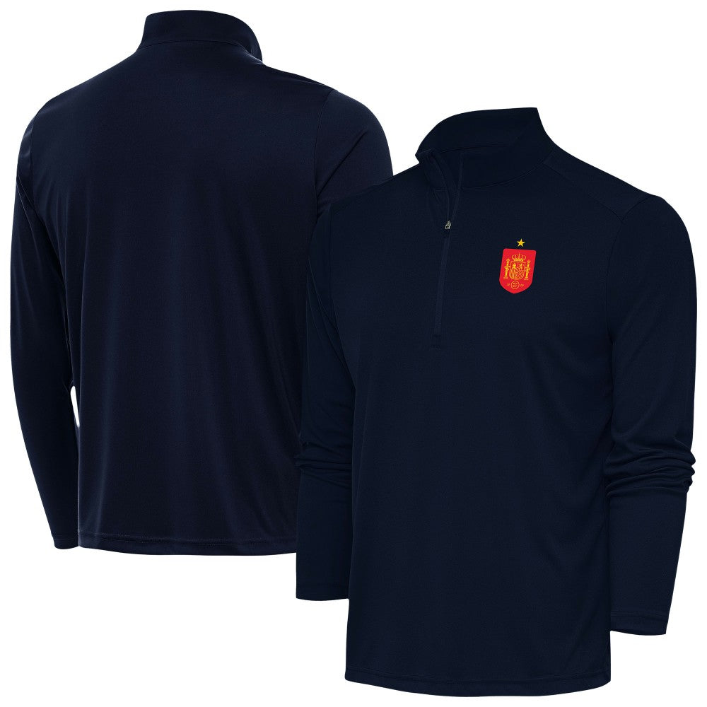 Spain National Team Antigua Statement Quarter-Zip Pullover - Navy online