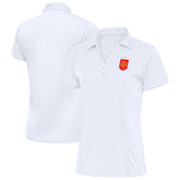 Spain National Team Antigua Women's Statement Y-Neck Polo - White discount