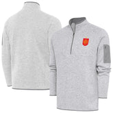 Spain National Team Antigua Elevate Quarter-Zip Pullover - Heather Gray discount