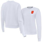 Spain National Team Antigua Women's Takeover Fleece Sweatshirt - White outlet
