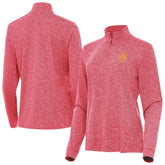 Spain National Team Antigua Women's Quarter-Zip Pullover - Heather Red on sale