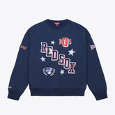 Boston Red Sox Women's Pep Rally Sweatshirt - Navy | Mitchell & Ness
