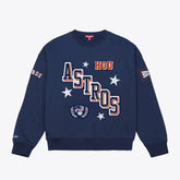 Houston Astros Women's Pep Rally Sweatshirt - Navy | Mitchell & Ness