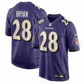Taven Bryan Baltimore Ravens Team Game Jersey - Purple | Nike sale