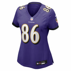Cornelius Johnson Baltimore Ravens Women's Team Game Jersey - Purple | Nike sale