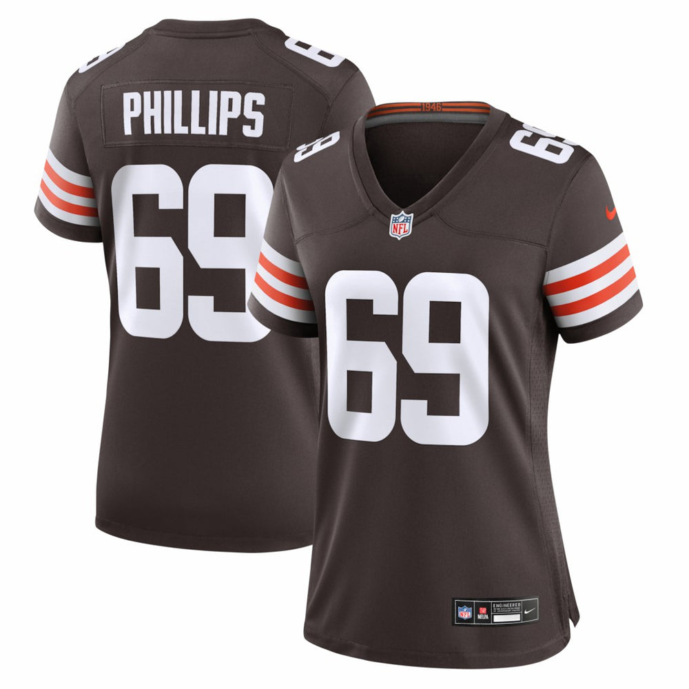 Tyre Phillips Cleveland Browns Women's Team Game Jersey - Brown | Nike on sale