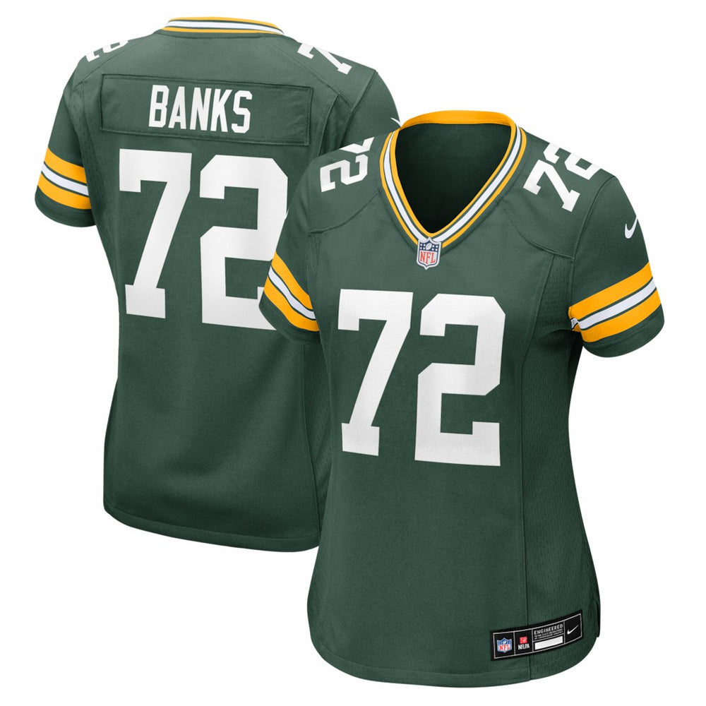Brant Banks Green Bay Packers Women's Team Game Jersey - Green | Nike sale