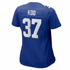 Younghoe Koo New York Giants Women's Team Game Jersey - Royal | Nike for sale