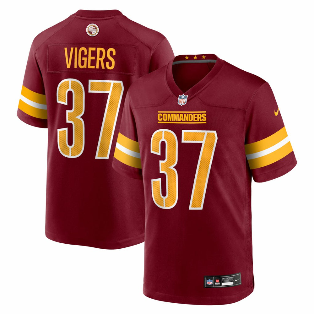 Car'lin Vigers Washington Commanders Team Game Jersey - Burgundy | Nike for sale