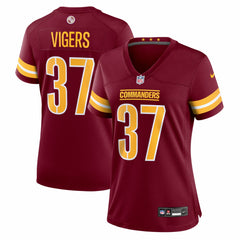 Car'lin Vigers Washington Commanders Women's Team Game Jersey - Burgundy | Nike outlet