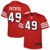 The Faithful San Francisco 49ers Youth Alternate 2 Game Jersey - Scarlet | Nike online