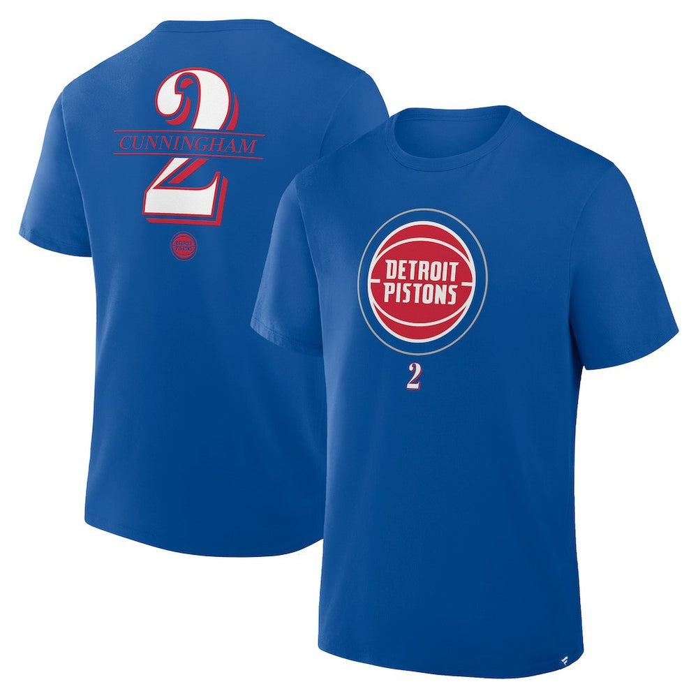 Cade Cunningham Detroit Pistons In The Paint Name & Number T-Shirt sale - Blue | Fanatics discount