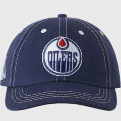 Edmonton Oilers OVO x NHL Adjustable Sport Hat Navy