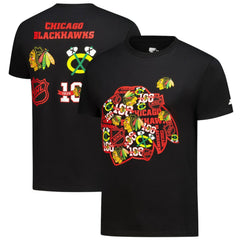 Chicago Blackhawks Starter Logo Collage T-Shirt Black