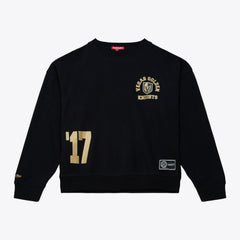 Vegas Golden Knights Mitchell & Ness Women's Crewneck Sweatshirt Black