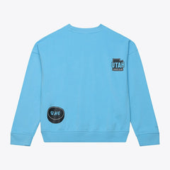 Utah Mammoth Mitchell & Ness Women's Crewneck Sweatshirt Blue
