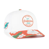 Miami Dolphins '47 Beach Side Hitch Adjustable Hat - White/Orange outlet