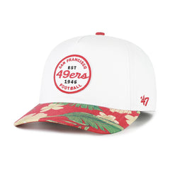 San Francisco 49ers '47 Beach Side Hitch Adjustable Hat - White/Scarlet sale