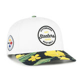 Pittsburgh Steelers '47 Beach Side Hitch Adjustable Hat - White/Black sale