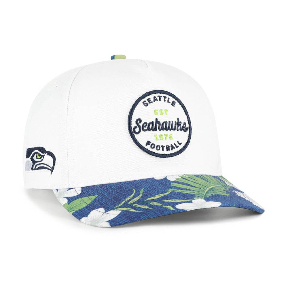 Seattle Seahawks '47 Beach Side Hitch Adjustable Hat - White/College Navy for sale