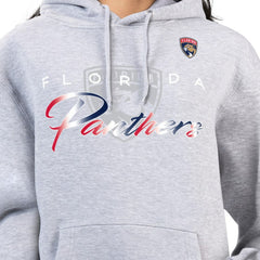 Florida Panthers G-III 4Her by Carl Banks Women's Shadow Logo Fleece Hoodie Gray
