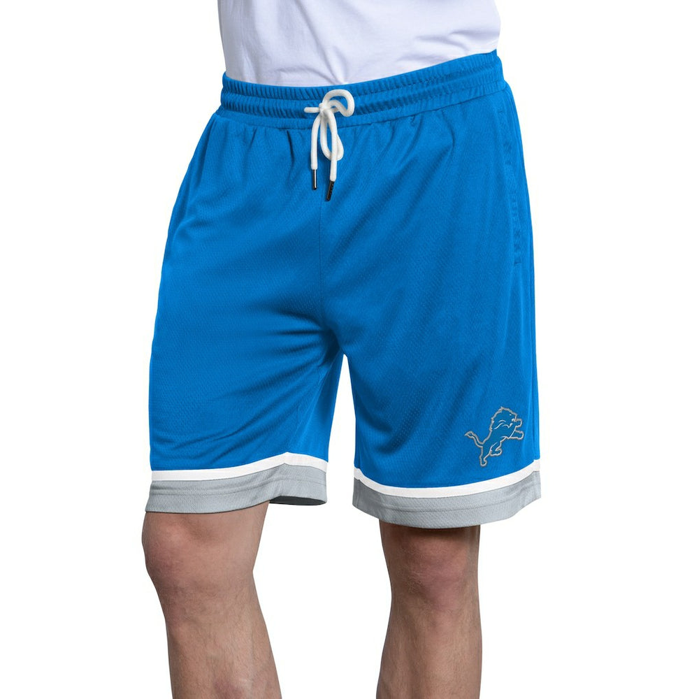 Detroit Lions Starter Power Play Mesh Shorts - Blue on sale
