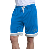 Detroit Lions Starter Power Play Mesh Shorts - Blue on sale