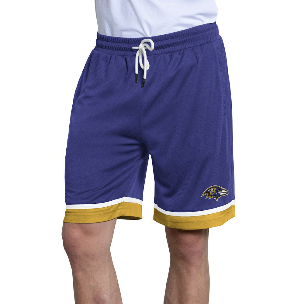 Baltimore Ravens Starter Power Play Mesh Shorts - Purple on sale