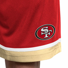 San Francisco 49ers Starter Power Play Mesh Shorts - Scarlet sale