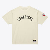 Montreal Canadiens Mitchell & Ness Unisex Arched Team T-Shirt Cream