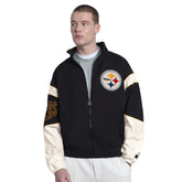 Pittsburgh Steelers Starter The Gust Full-Zip Hooded Jacket - Black outlet