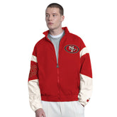 San Francisco 49ers Starter The Gust Full-Zip Hooded Jacket - Scarlet online