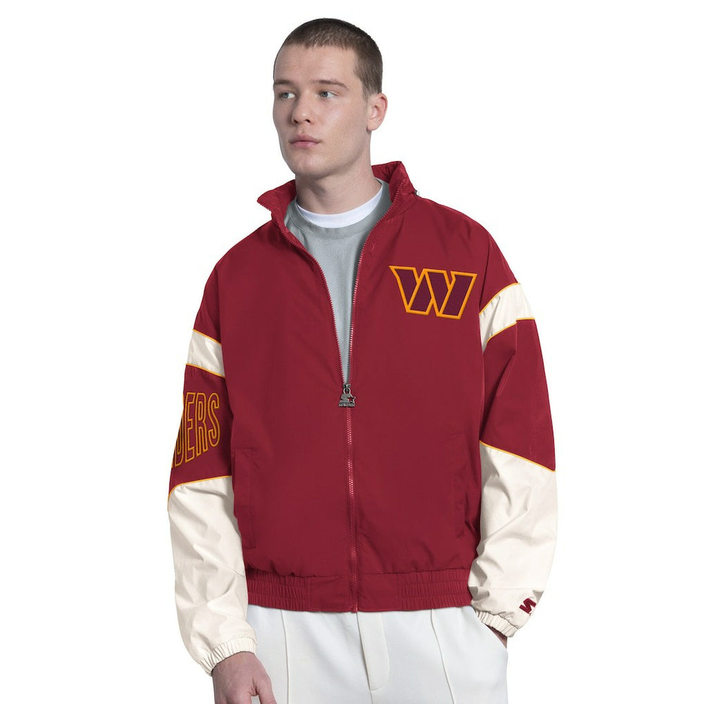 Washington Commanders Starter The Gust Full-Zip Hooded Jacket - Burgundy cheap