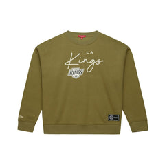 Los Angeles Kings Mitchell & Ness Women's Fleece Sweatshirt Hunter Green