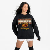 Washington Commanders Gameday Couture Women's Powerhouse Play Premium Fleece Sweatshirt - Black cheap