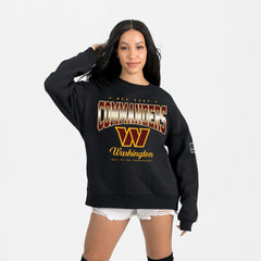 Washington Commanders Gameday Couture Women's Powerhouse Play Premium Fleece Sweatshirt - Black cheap