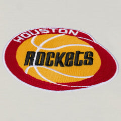 Houston Rockets Hardwood Classics Chainstitch Premium T-Shirt - Cream | Mitchell & Ness discount