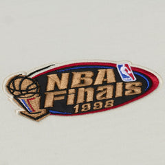 Chicago Bulls Hardwood Classics Chainstitch Premium T-Shirt sale - Cream | Mitchell & Ness online
