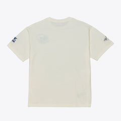Dallas Mavericks Hardwood Classics Chainstitch Premium T-Shirt sale - Cream | Mitchell & Ness for sale