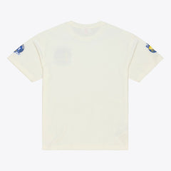 Golden State Warriors Hardwood Classics Chainstitch Premium T-Shirt sale - Cream | Mitchell & Ness cheap