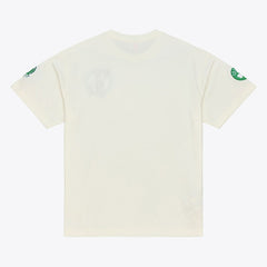 Boston Celtics Hardwood Classics Chainstitch Premium T-Shirt - Cream | Mitchell & Ness online