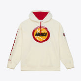 Houston Rockets Hardwood Classics Chainstitch Premium Fleece Hoodie - Cream | Mitchell & Ness online