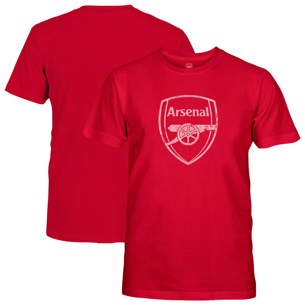 Arsenal 1863FC Youth Mono Badge T-Shirt - Red on sale
