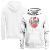 Arsenal 1863FC Color Badge Fleece Hoodie - White discount
