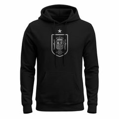 Spain National Team 1863FC Mono Badge Fleece Hoodie - Black outlet