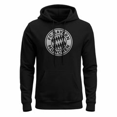 Bayern Munich 1863FC Mono Badge Fleece Hoodie - Black outlet