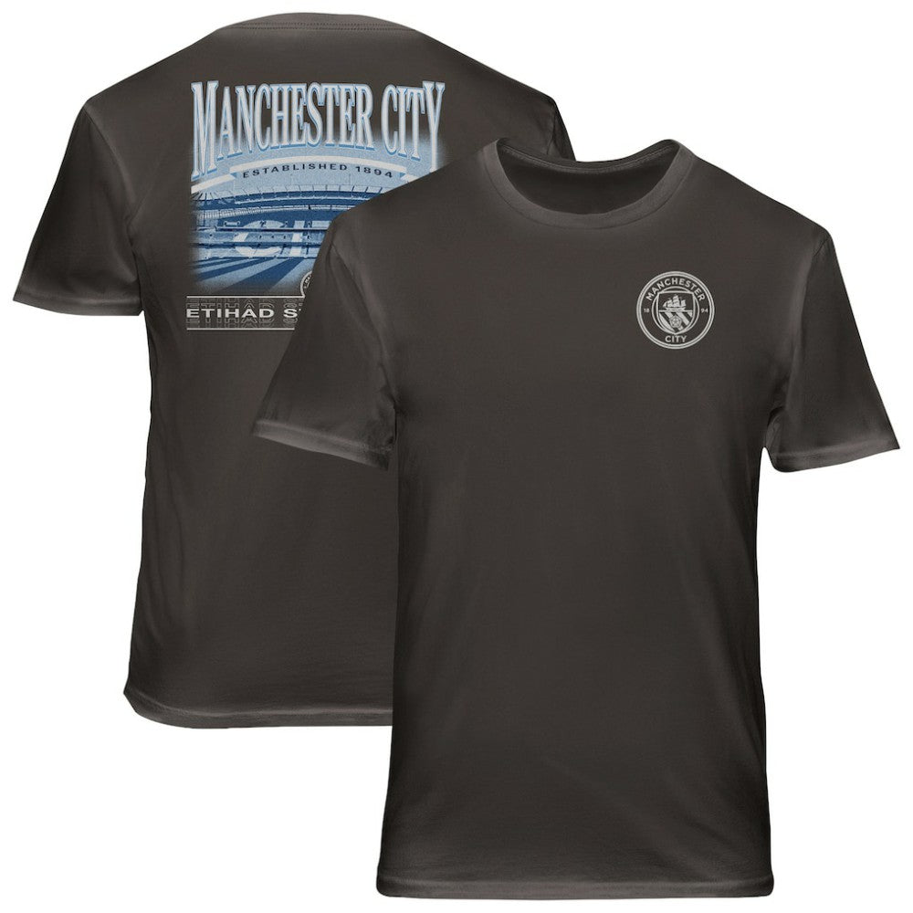 Manchester City 1863FC Wordmark Cotton T-Shirt - Gray cheap