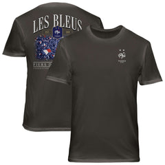 France National Team 1863FC Wordmark Cotton T-Shirt - Gray online