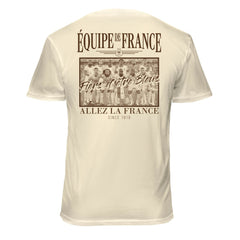 France National Team 1863FC Vintage Soft Wash T-Shirt - Cream outlet